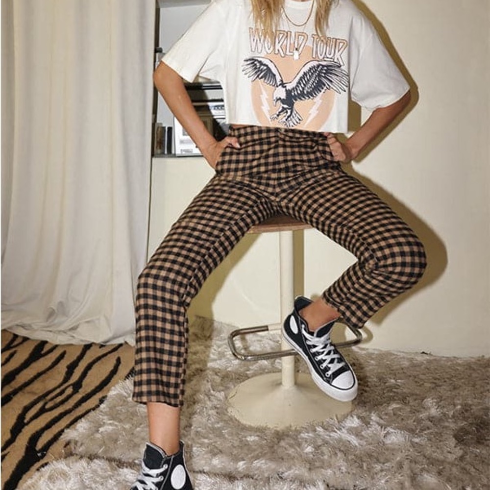 NWT Bishop Checkered Pants